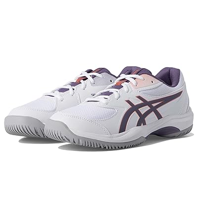 ASICS Kids Gel Game GS (Little Kid/Big Kid) Kids Shoes White/Greyish Purple