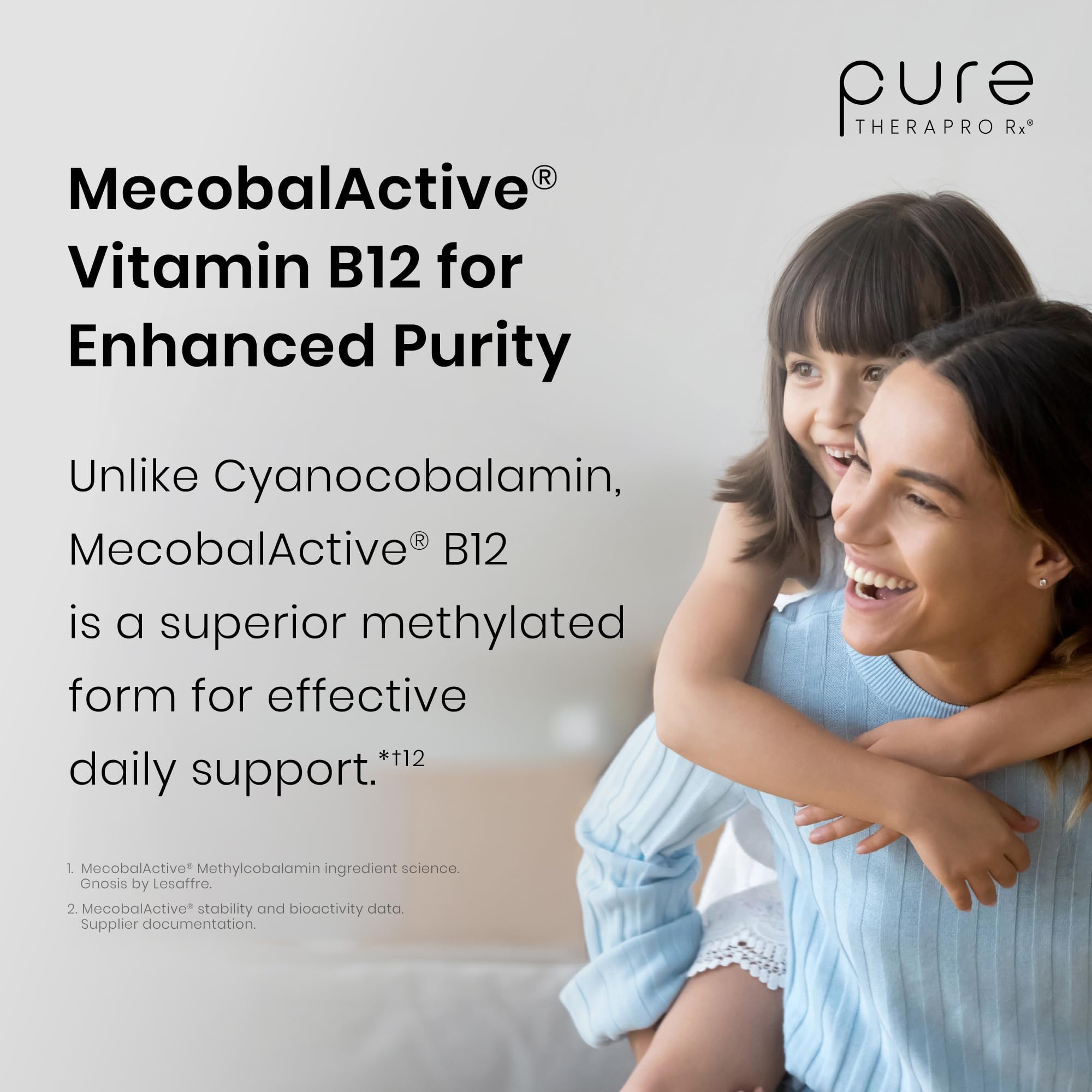 Pure Therapro Rx Methyl B Complete, Vitamin B Complex, 60 Capsules — Amazon image 6