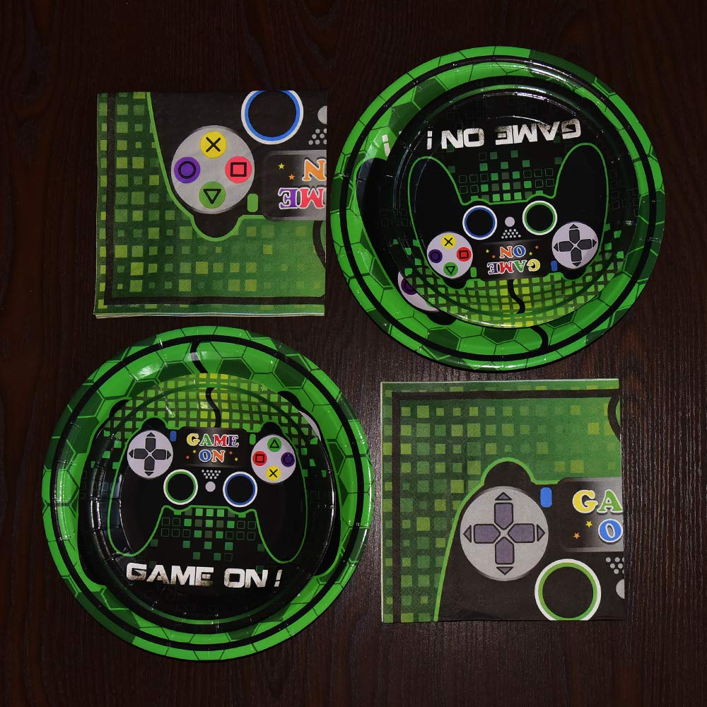 Buy WERNNSAI Game Party Supplies Kit Video Game Themed Party Packs