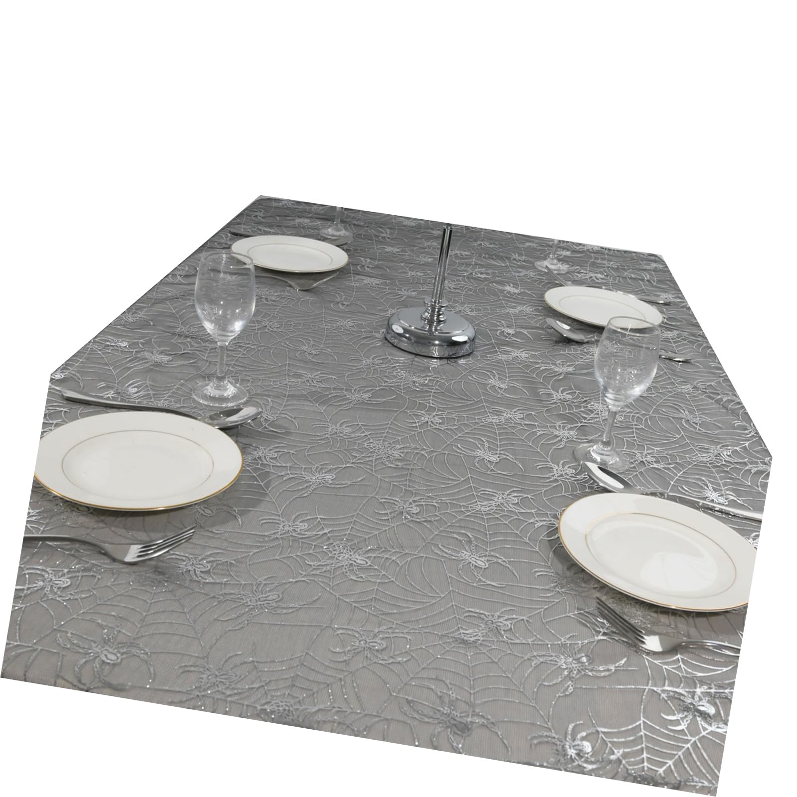 Hsioluted Eerie Net Plan Tablecloth Additional Polyster Substance Exemplary for Celebratory Festivities Halloween Party Tablecloth Childproof