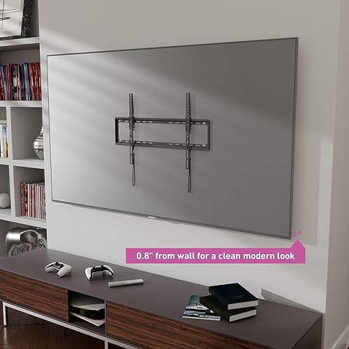 Miniatura 4 de D-Line Soporte de pared de TV para televisores de 50 a 85 pulgadas, soporte de pared inclinable de perfil bajo  VESA 7.874 x 7.874 in  23.622 x