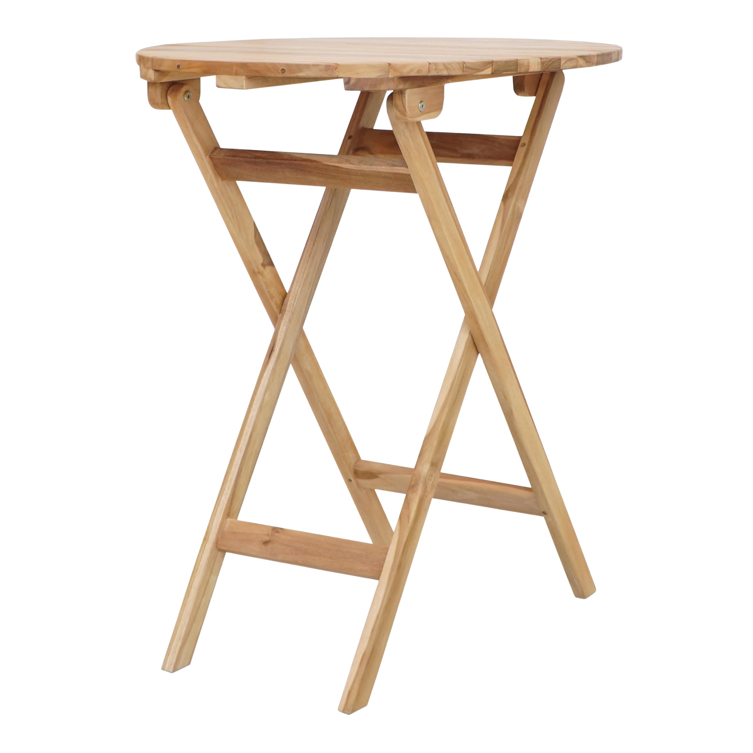 AXI Rae Table Et Chaise Bistrot, 2 Chaises 1 Table, Ensemble Bistro Extérieur en Bois, 100% Teck - Salon De Jardin Bistrot, Table Bistrot pour Jardin/Balcon/Terrasse