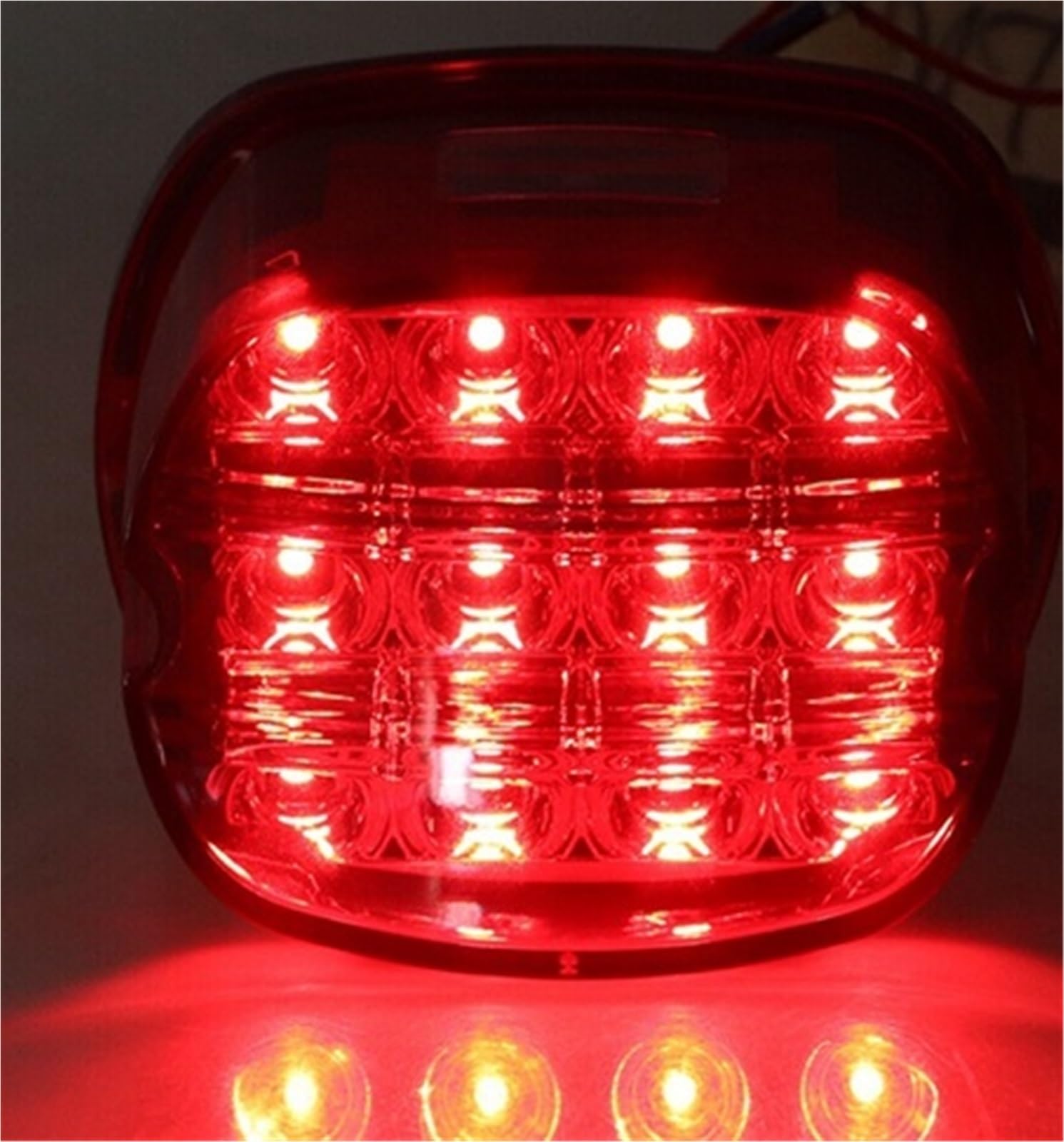 Feux Arrière Freinage Moto Feu Arrière De Frein À LED pour Moto Course Stationnement Conduite pour Electra Glide pour Fatboy Ultra Dyna