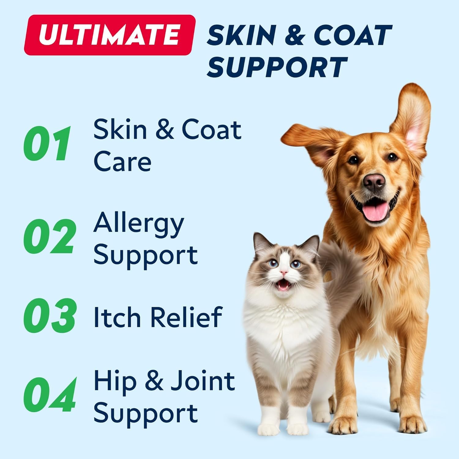 StrellaLab Wild Alaskan Salmon Oil for Dogs & Cats - w/Omega 3 Fatty Acids — Amazon image 2