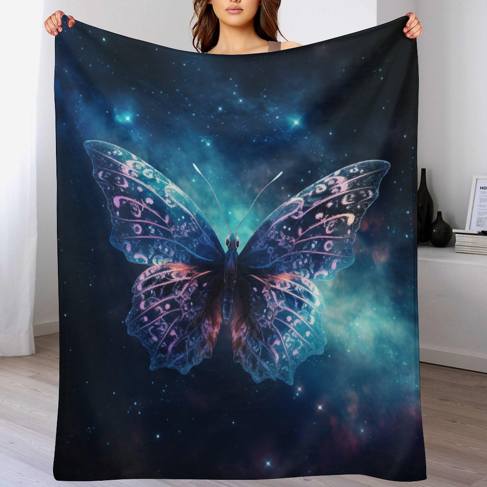 Couverture papillon pour lit ou canapé, le plaid parfait pour vos soirées