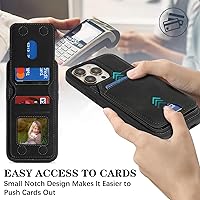 Vista 322 de Havaya Funda para iPhone 13 Pro Max y iPhone 12 Pro Max, cartera compatible con magsaf 2 en 1, desmontable magnética con tarjetero y ranura trasera