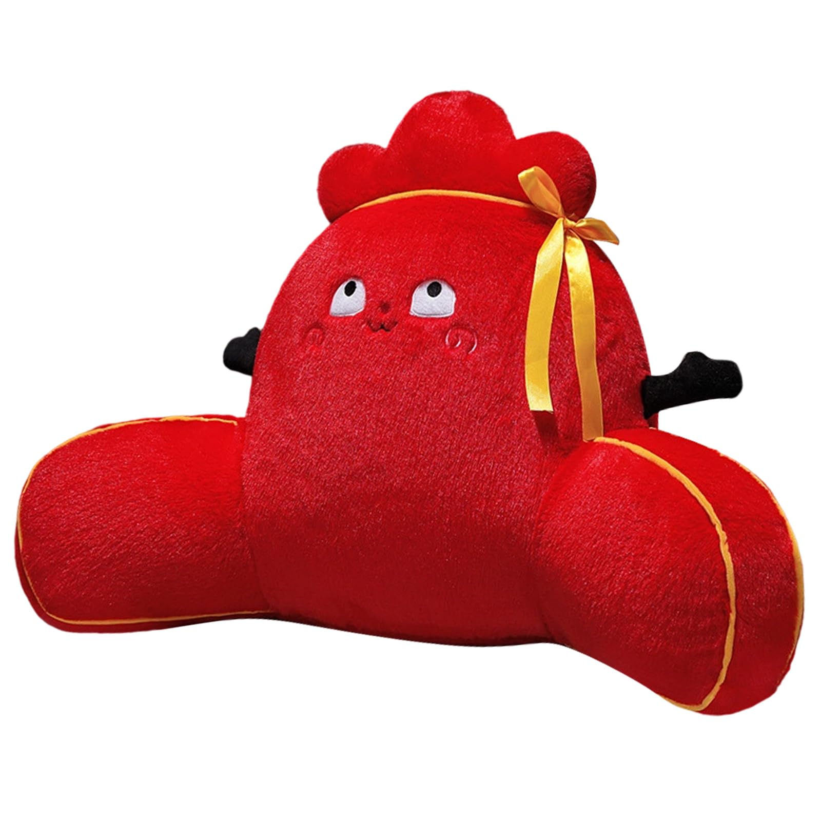 Coussin de dossier amusant lingot avec coussin lombaire avec bras de lecture