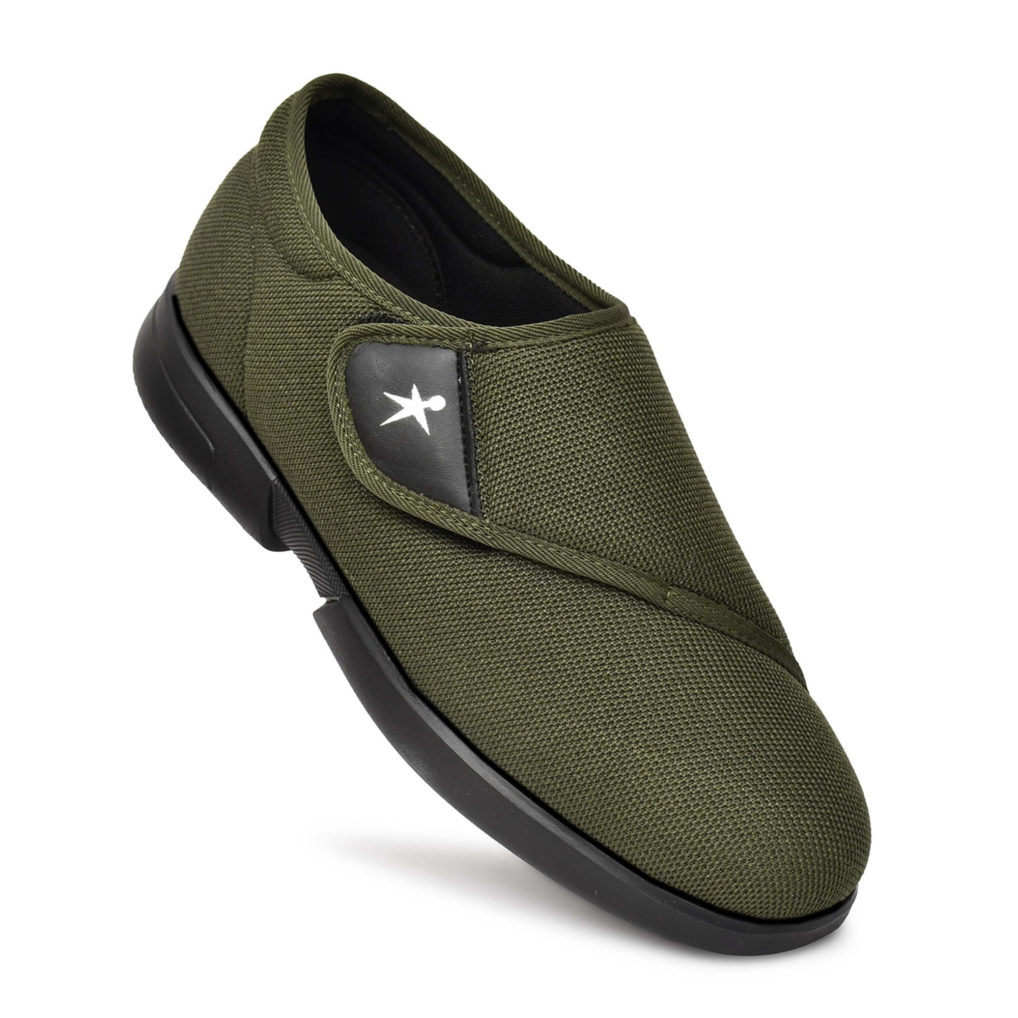 HEALTH FIT Zapatos deportivos ortopédicos y diabéticos, suela suave, transpirable, ultraligeros, para correr y caminar, para hombre 722