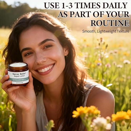 Miniatura 7 de 2 unidades de crema nerviosa Alcura, loción neuropatía con árnica, calmante natural para articulaciones, nutrición diaria para rodilla, manos, pies