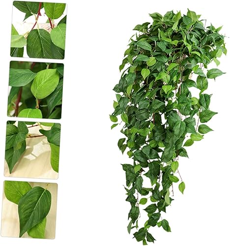 Miniatura 4 de Decoración de plantas de ratán de simulación para colgar en la pared, adorno de planta de boda