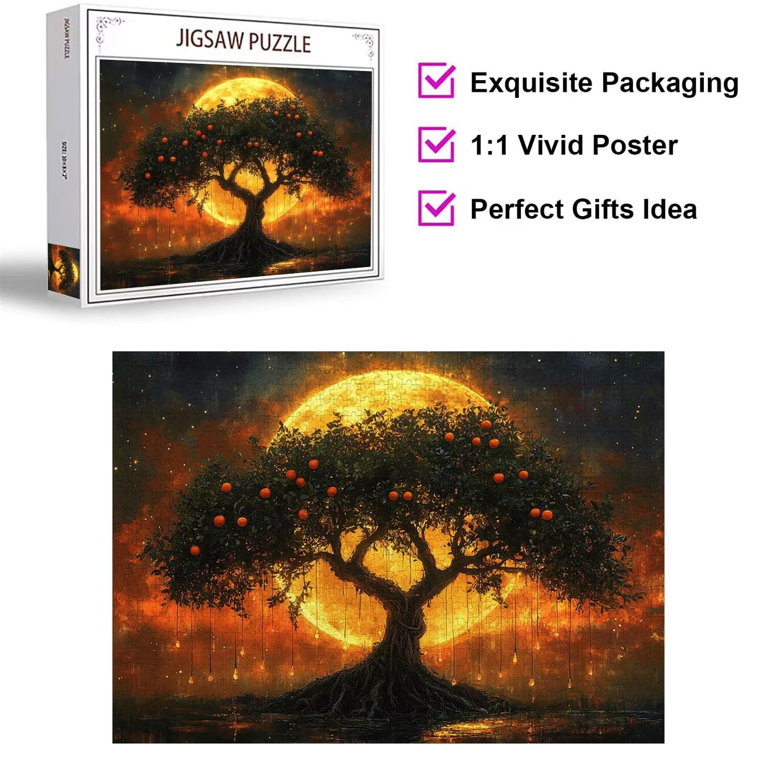 Puzzle 3000 Pezzi Albero Puzzle Adulti, Gioco Educativo, n-768