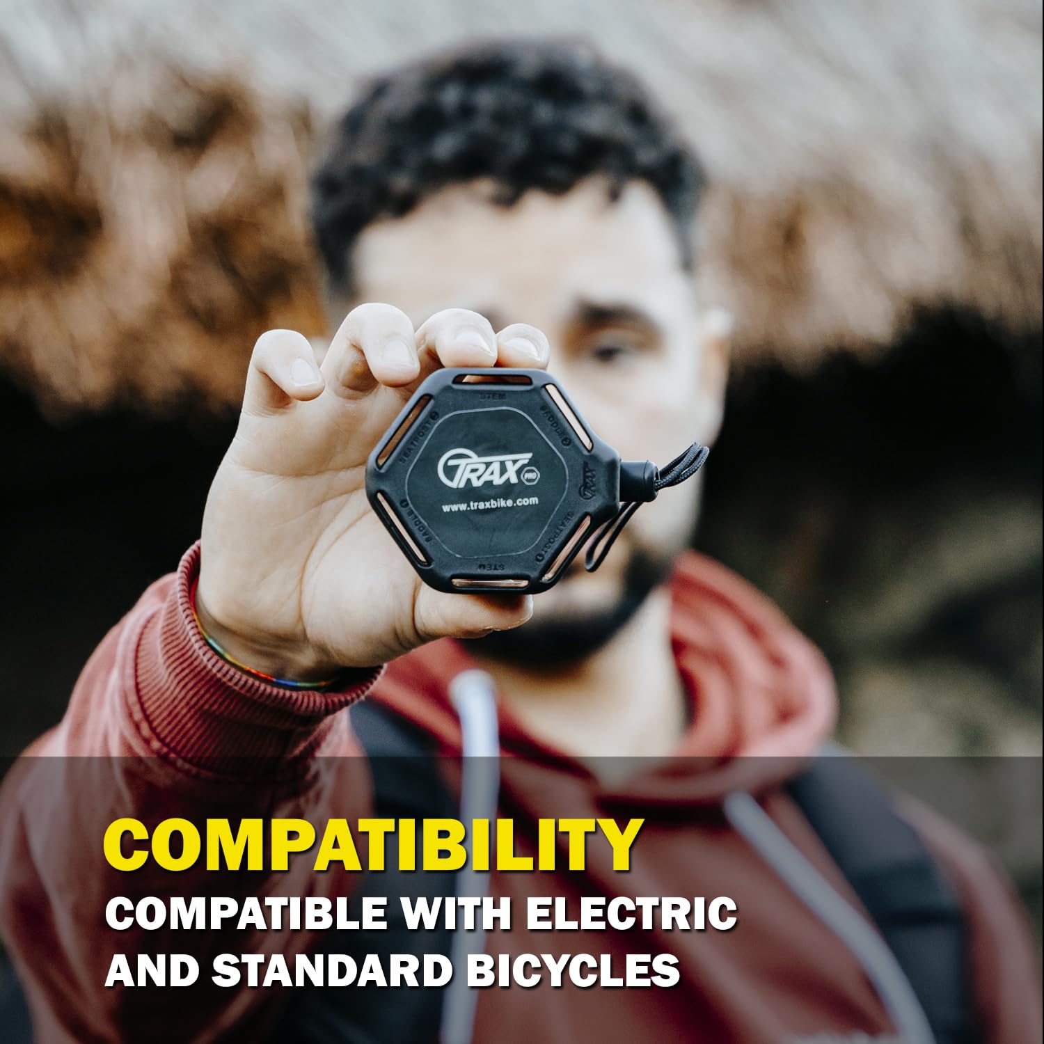 Trax Pro Przyczepa rowerowa samoretractive | Linka holownicza dla dzieci i dorosłych | Tow Rope Strap MTB i górski | Łatwy montaż bez użycia narzędzi | do 130 kg