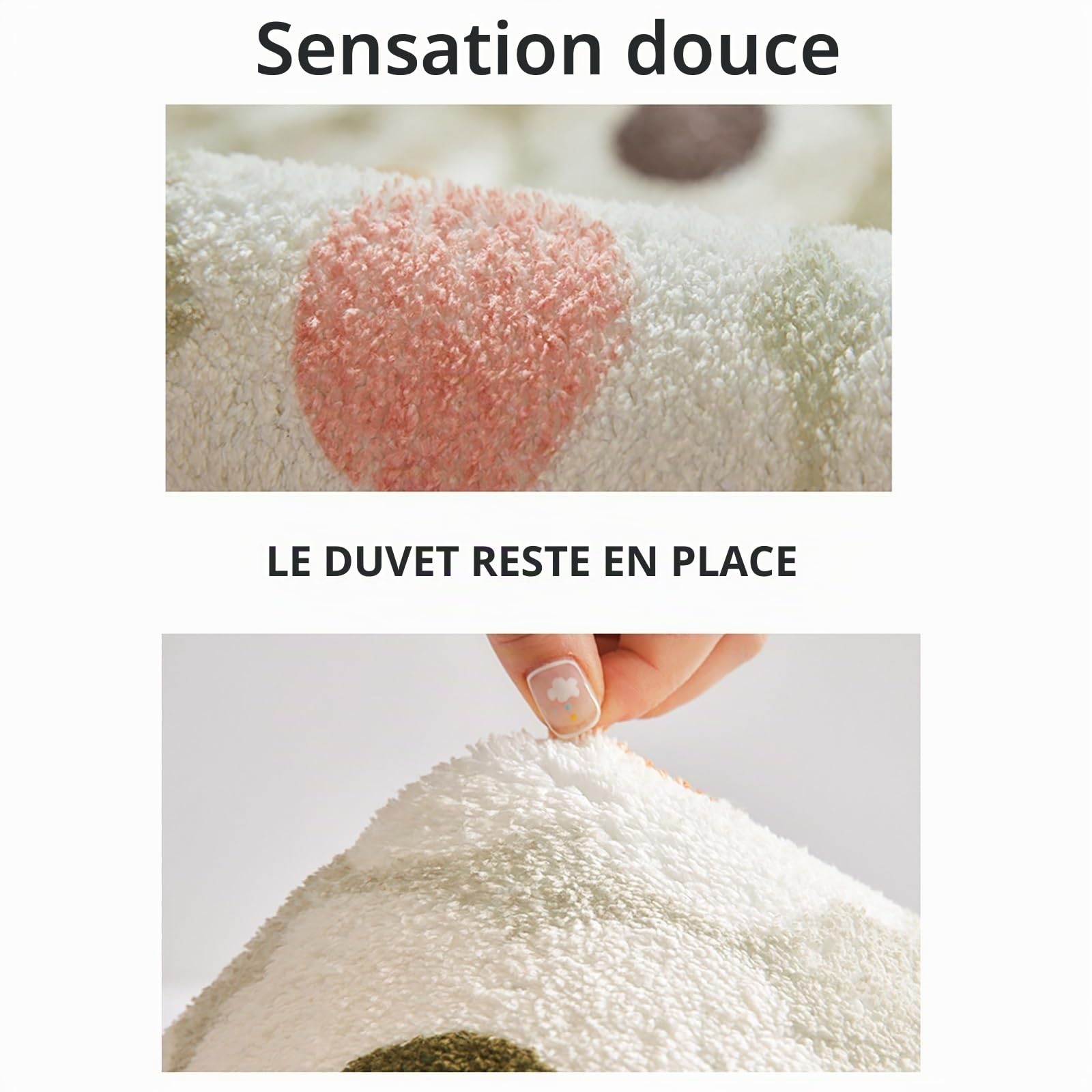 SUABON Tapis ovale irrégulier, tapis moderne imitation cachemire, antidérapant et lavable, tapis de sol pour décoration de chambre à coucher, tapis moderne pour salon