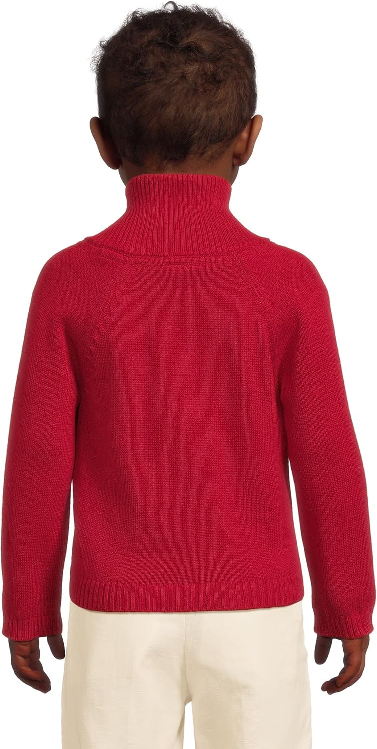 Janie and Jack Santa Shawl Collar Cardigan (Infant)