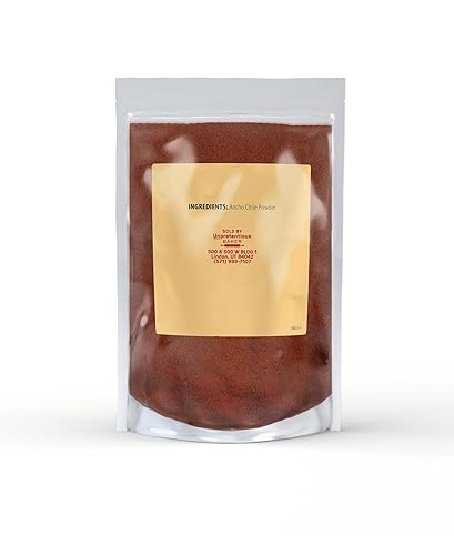 Miniatura 2 de Unpretentious Ancho Chile en polvo, 2 libras, sabor suave, pimientos poblanos secos