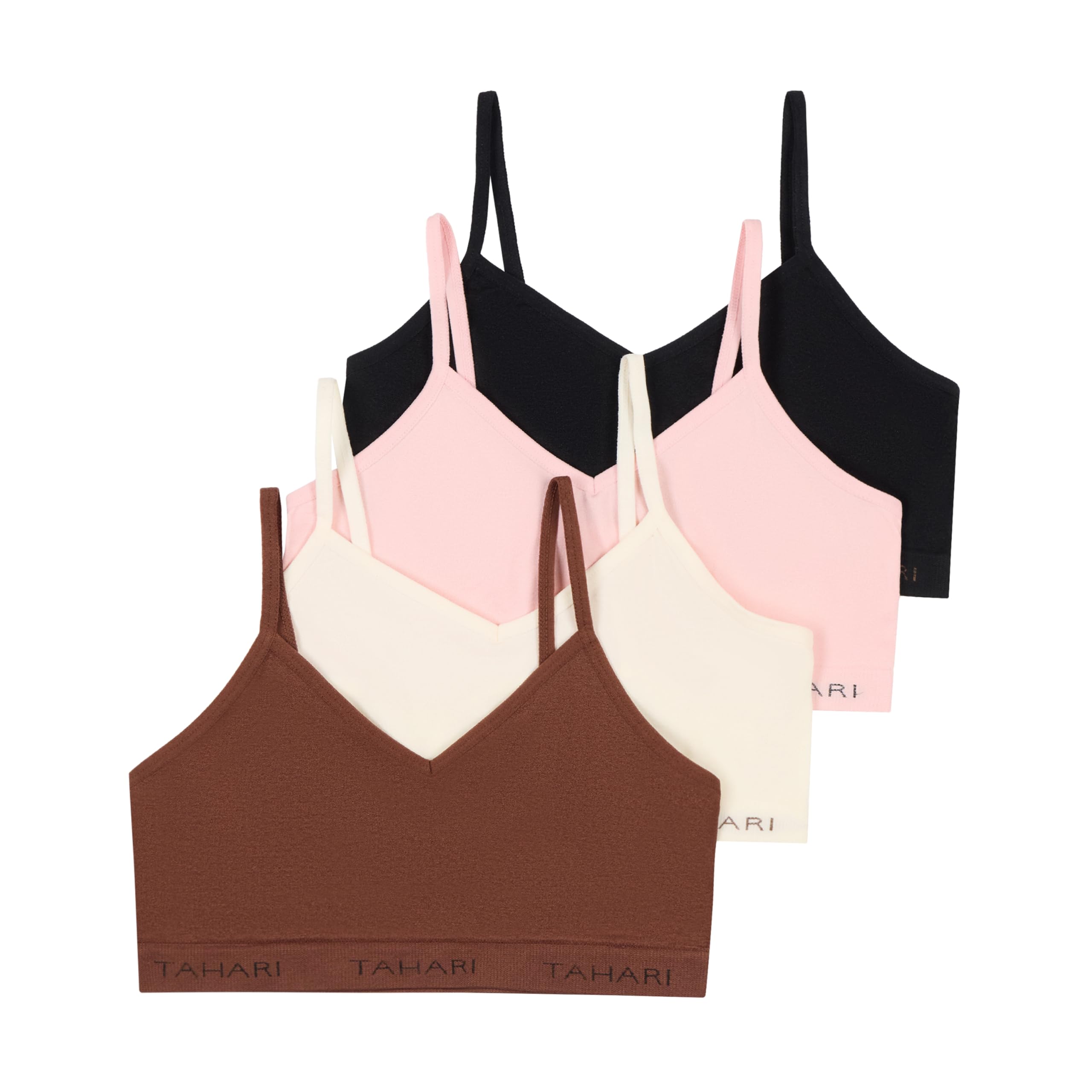 Tahari Girls 4-Pack Bralette Set