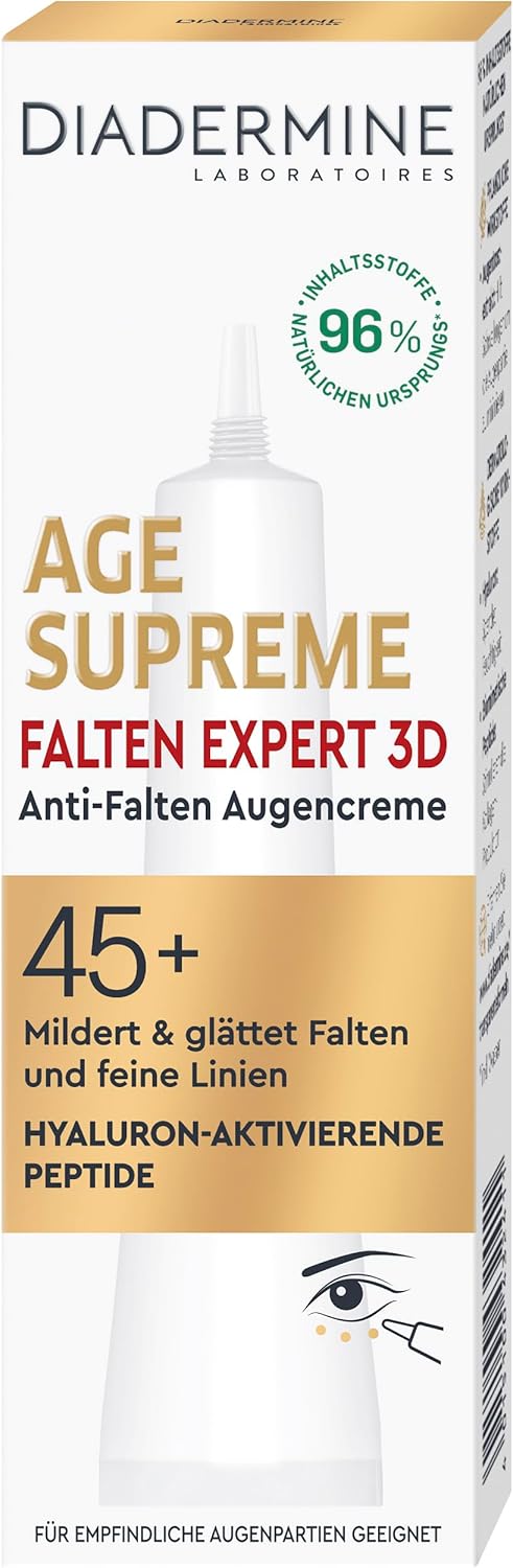 Diadermine Age Supreme 3D Anti-Age Oogcrème, 15 ml (verpakking kan variëren)
