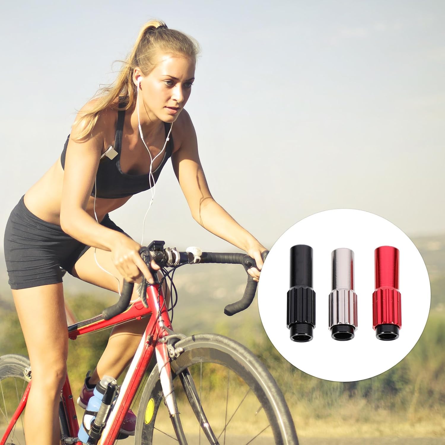 3pcs Mm Bike Adjustment Screw for Road Bike and Bike Use Black Metal | High Strength Build, Easy Installation, Cable Tension Tuning, Light Weight