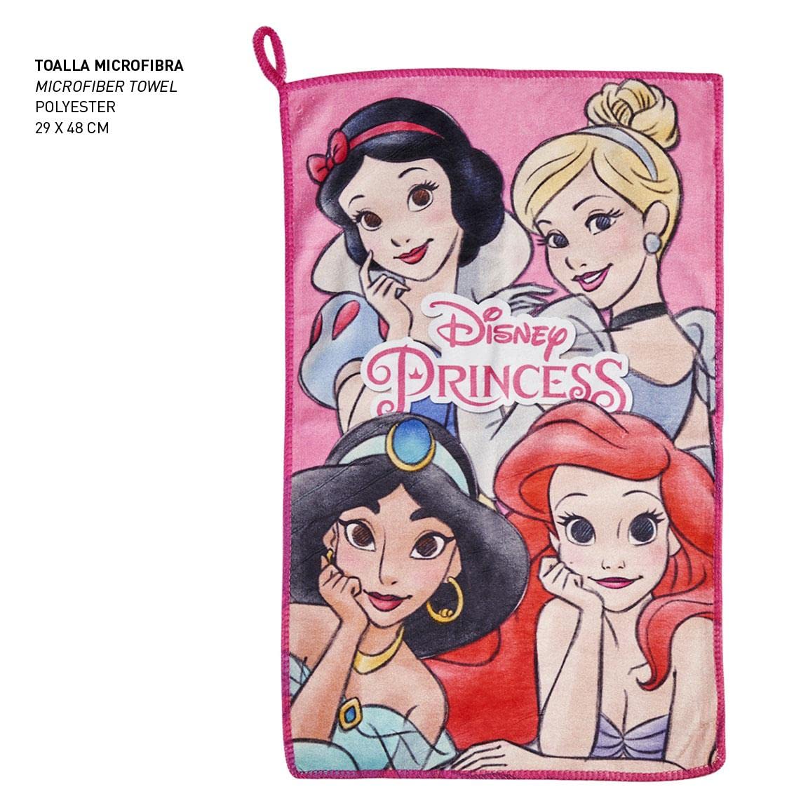 CERDÁ LIFE's LITTLE MOMENTS - Neceser Infantil Transparente de Princesas Disney Compuesto de [ Vaso de Plástico Cepillo de Pelo Toalla Microfibra] Licencia Oficial Disney, Rosa
