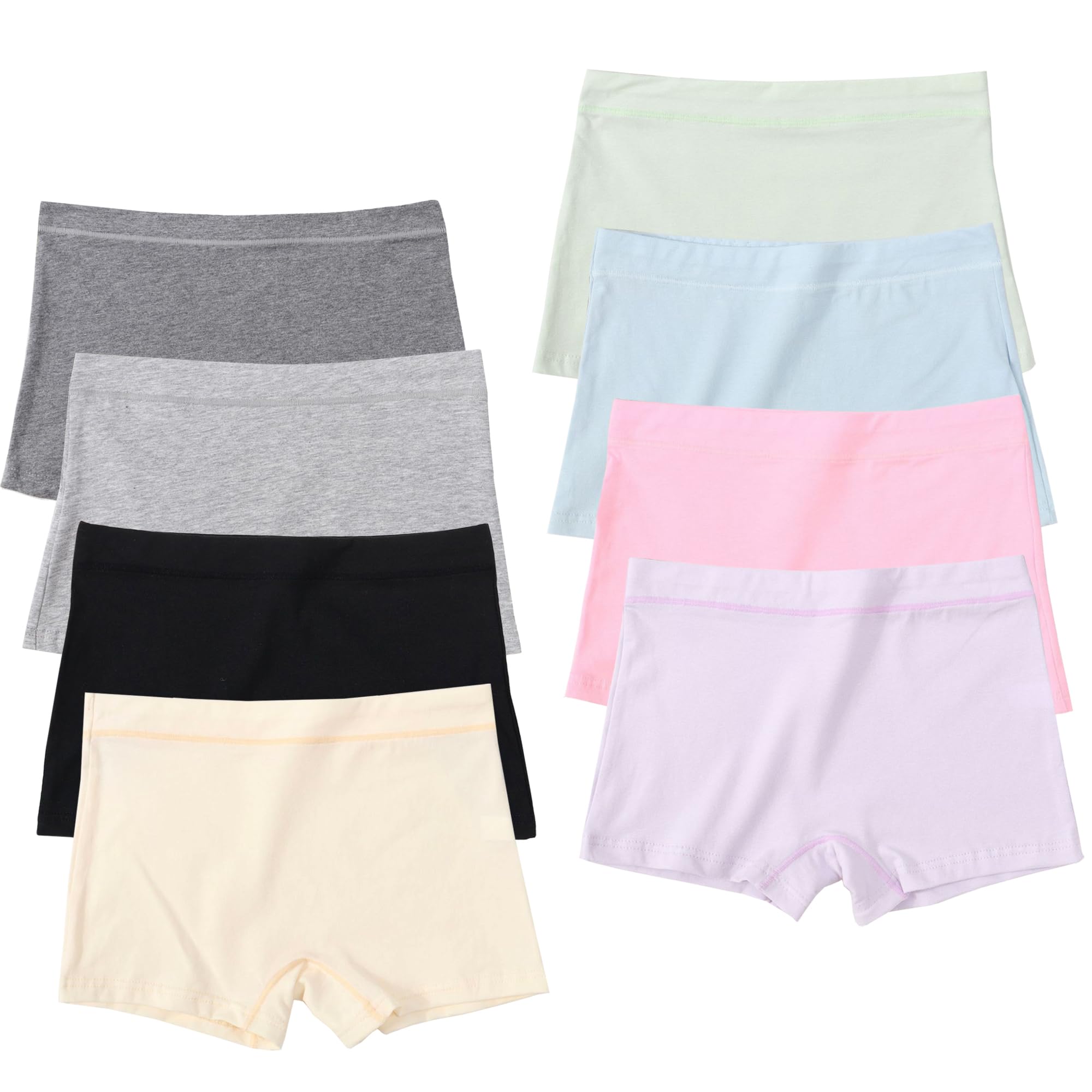Teen Girls Knickers Cotton Soft Boyshorts Kids Underwear Boxer Briefs Safety Panties for Dress Age 4-14