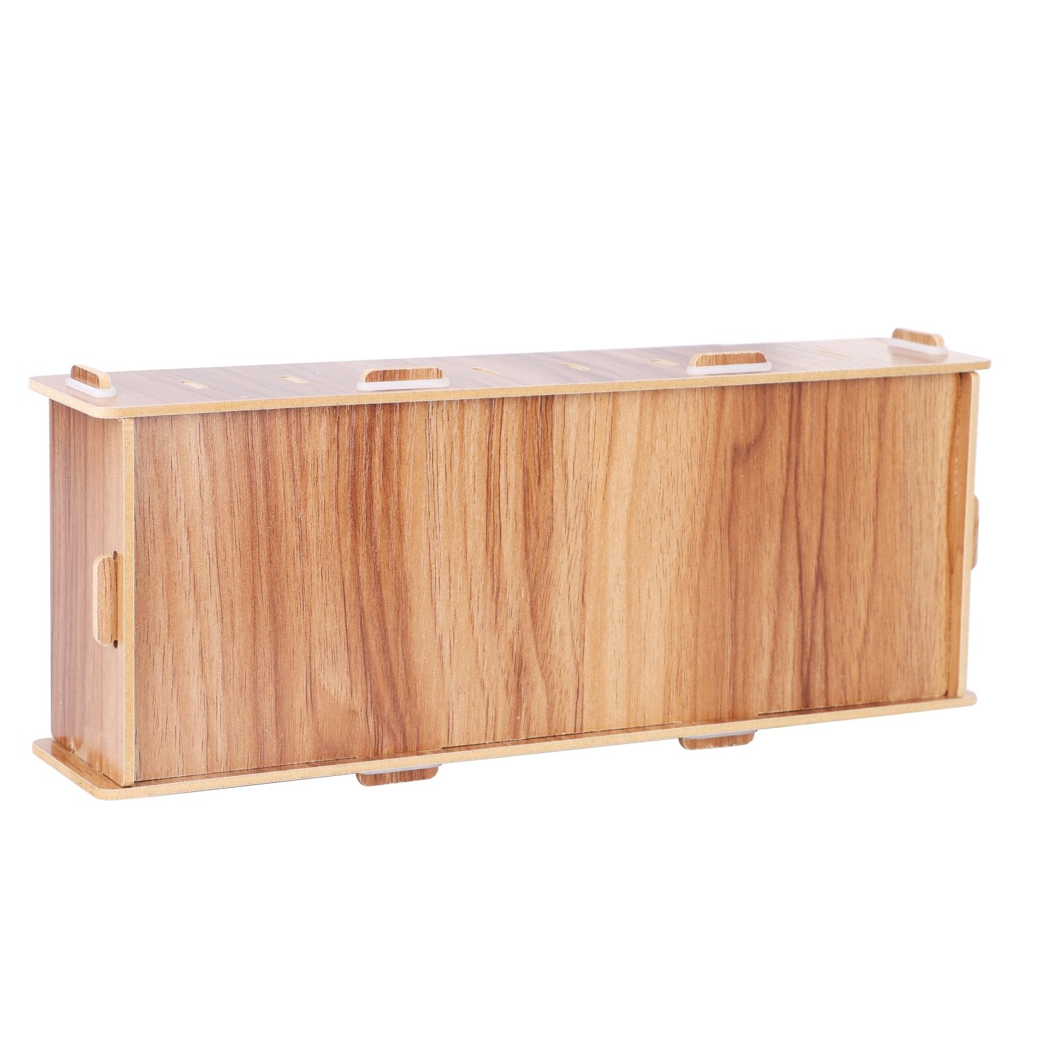 Leicraft Acrylic Business Card Holder - Clear Desk Organizer For 50 Cards, Hand-Polished (2 Pack) - View #3