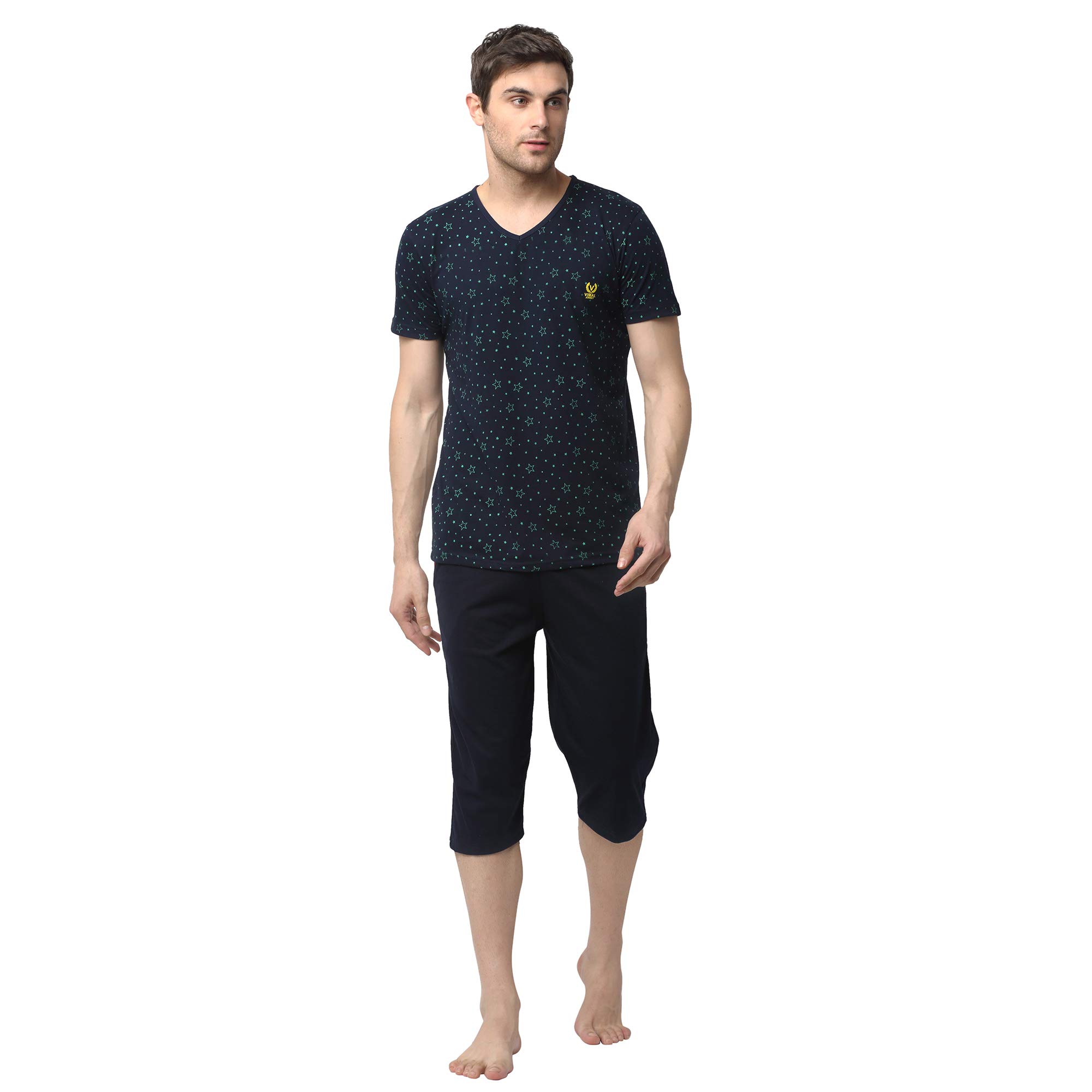 mack jonney Cotton Regular Fit Men Pajama Set (Pack Of 2-MACK632065)-picture-29