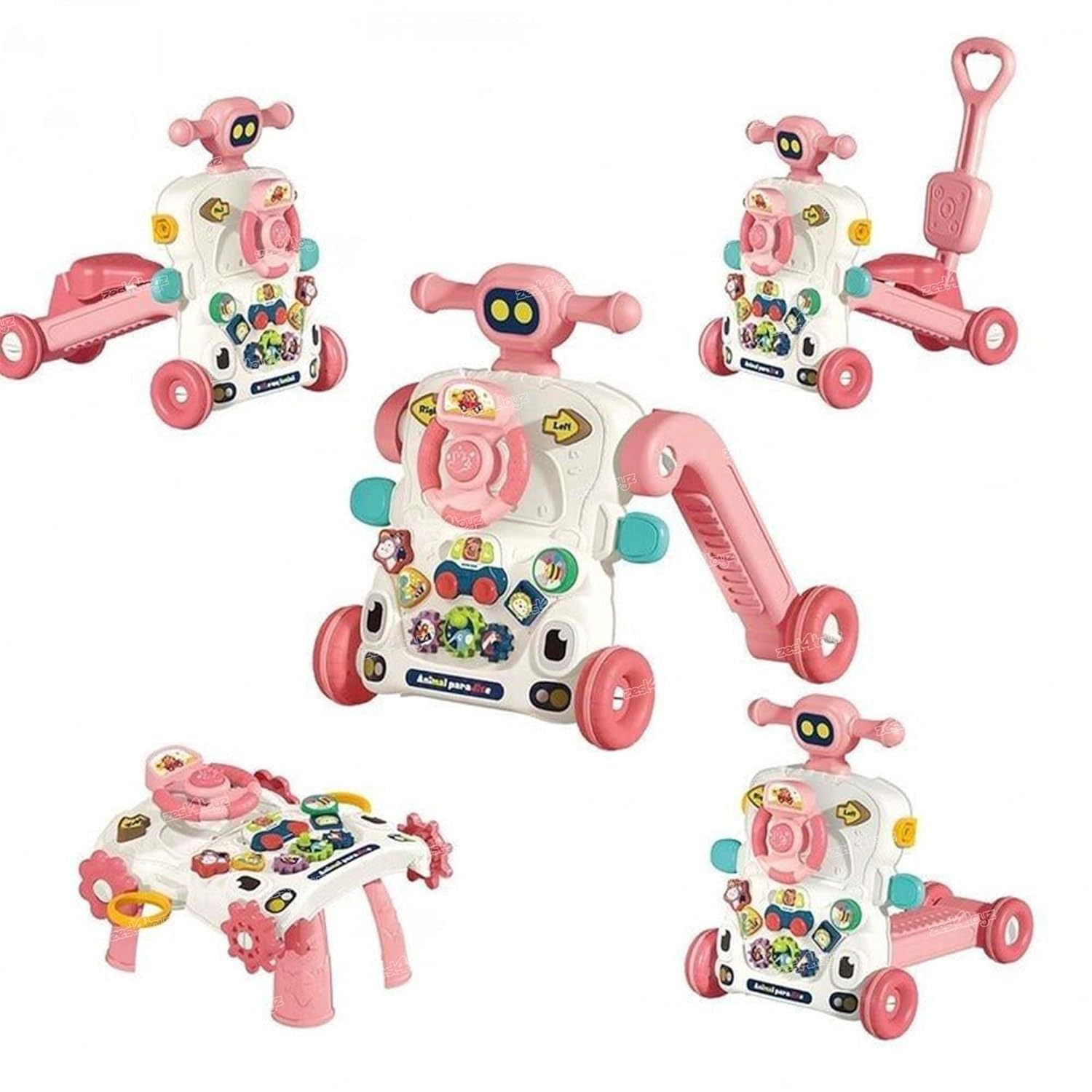 6 In 1 Activity Musical Baby Walker Multifunctional Baby Push Walker Toys 9 6 In 1 Activity Musical Baby Walker Multifunctional Baby Push Walker Toys