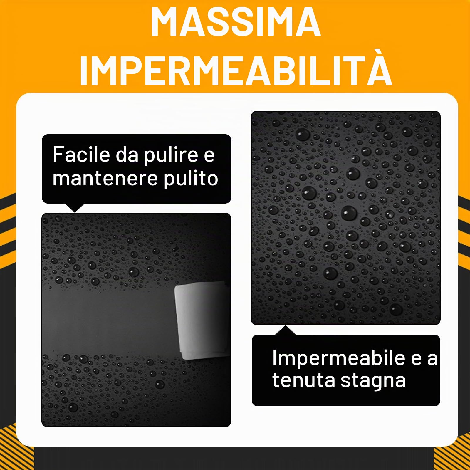 Pellicola per laghetto, Pellicola per laghetto 3x4m, Nero HDPE Pellicole per laghetto Uso intensivo, per Fiori Giardinieri Serre Stagni Drenaggio dell'acqua Resistente ai raggi UV