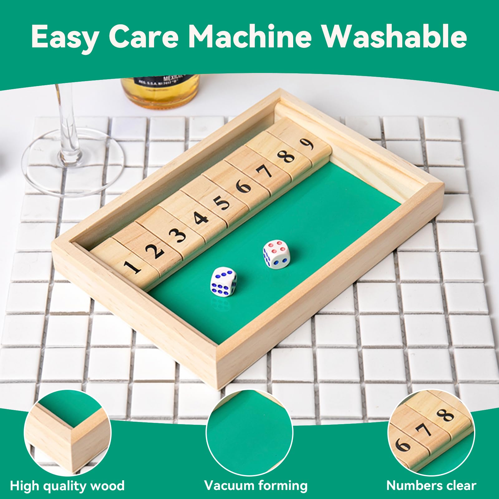 Shut The Box - Gezelschapsspel voor Gezelligheid