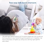 Marques Jcs inc. (Import) VTech DM221 Audio Baby Monitor avec jusqu'à 1,000 Ft of Range, Son-Alerte vibrant, Interphone Talk Back & Boucle de lumière de nuit, multicolore