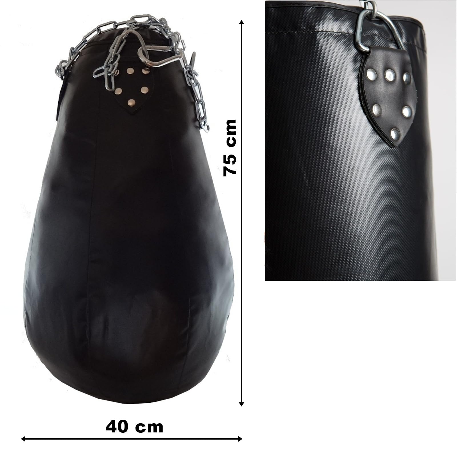 sacco boxe a goccia o pera di alta qualità e resistenza drop bag perone per allenamento muay thai calci ginocchiate montanti
