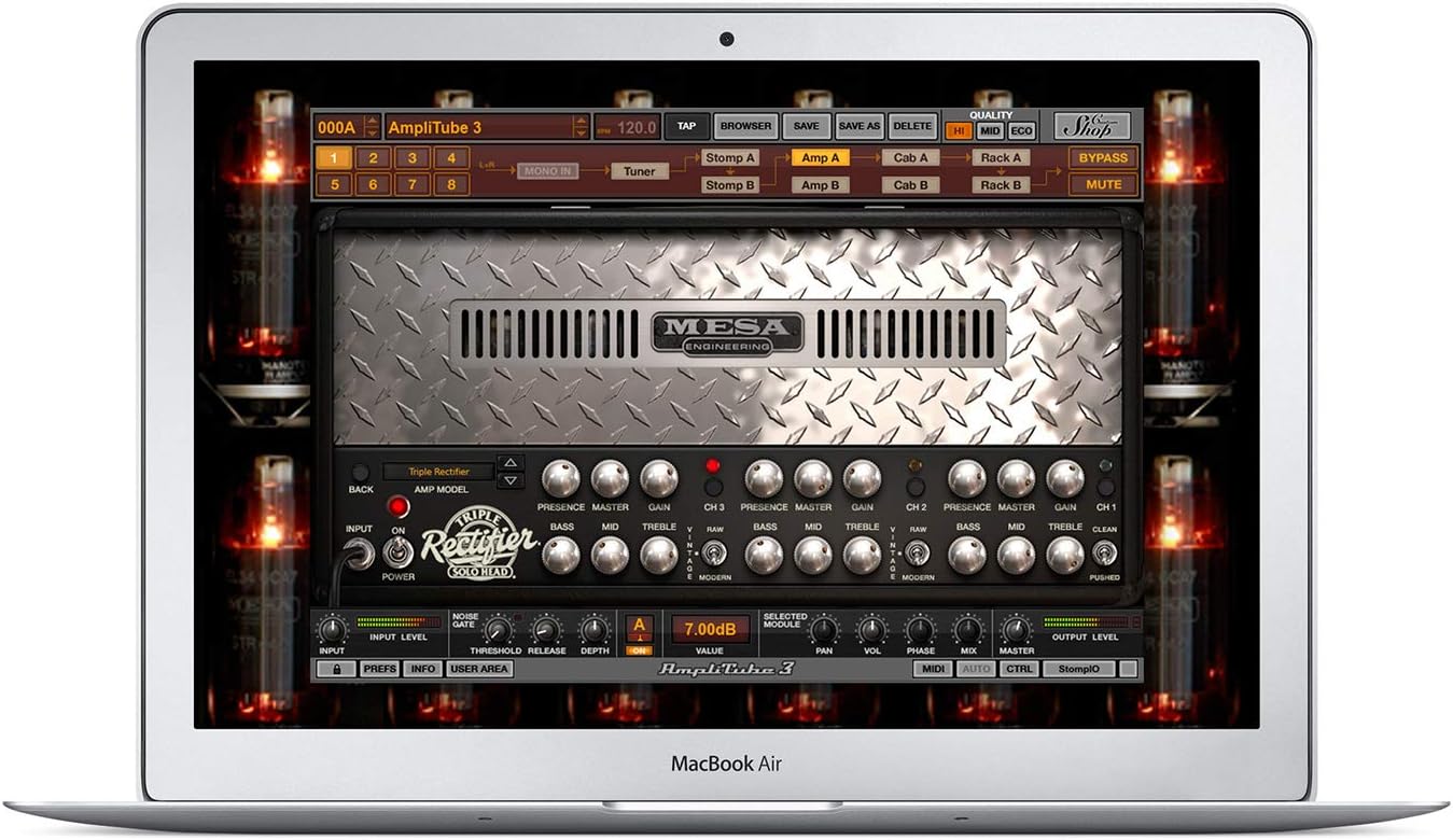 IK Multimedia AmbliTube MESA Boogie for Windows and Mac – Virtual Guitar Amp Software (Download Card) : Musical Instruments