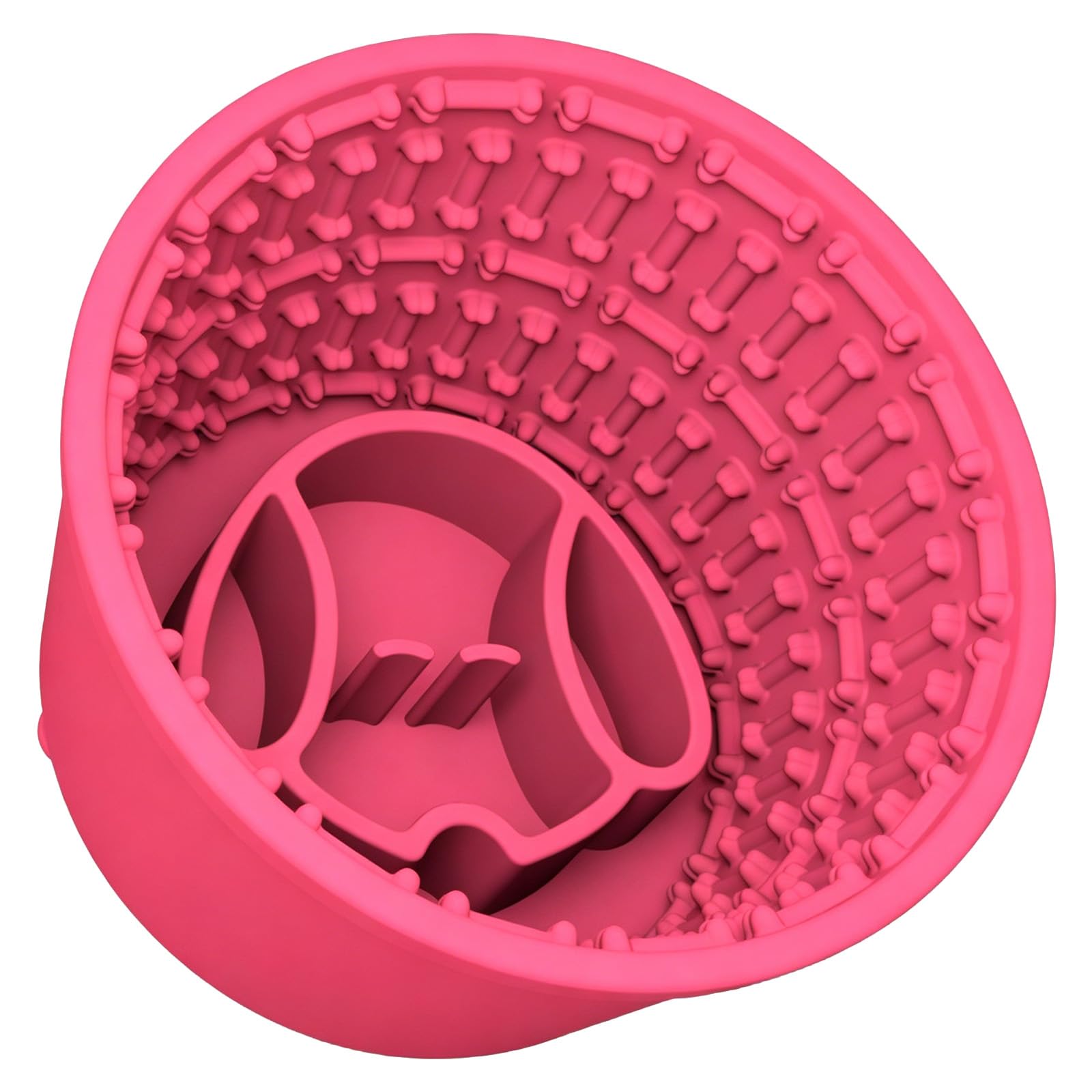 BWANGIAO Dog Slow Feeder Lick Mats With NonSlip Silicone Base Treat Dispenser Food Bowl For Eating And Mental