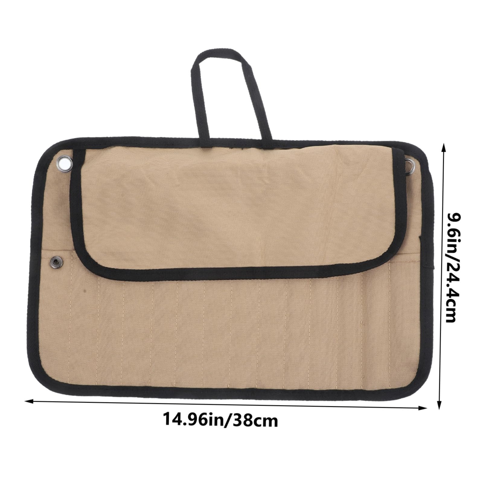 Gatuida Camping Geschirrset mit Bestecktasche Edelstahl Picknickbesteck Satz Tragbares Campingbesteck mit Tasche für Outdoor Picknick Grillen Wandern und Camping