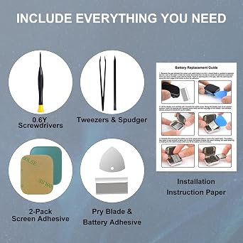 New Battery Replacement Compatible with Apple Watch Series 3rd 38mm GPS/Cellular Version, with Instruction & Tools