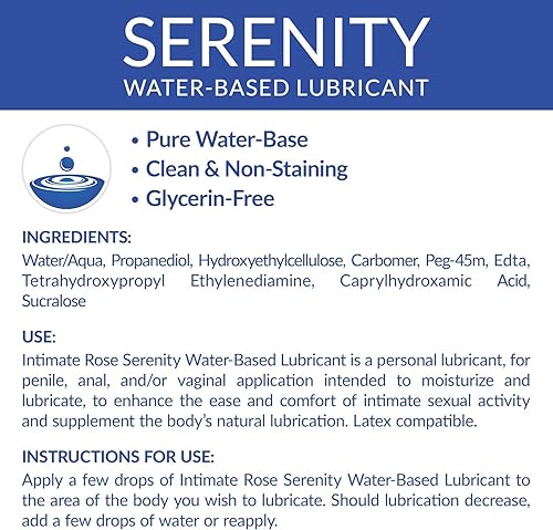 Miniatura 2 de Lubricante personal a base de agua, gel lubricante sin fragancia para privacidad, lubricante para hombres, mujeres y parejas, no mancha, 8 onzas