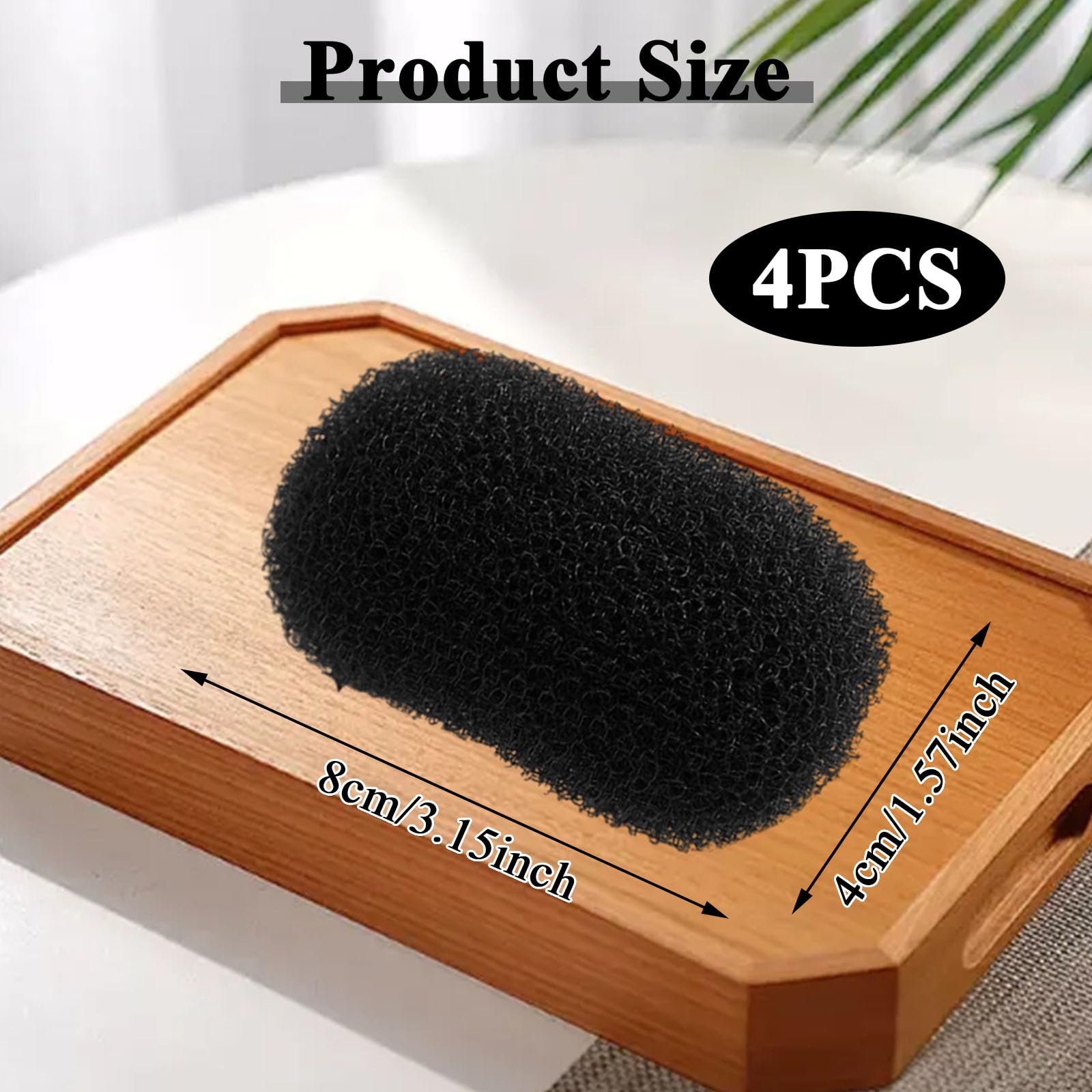 4 PCS Bump It up Headband, Hair Padding for Updos,Hair Bump It up Volume Inserts,Hair Volume Tool - Image 2
