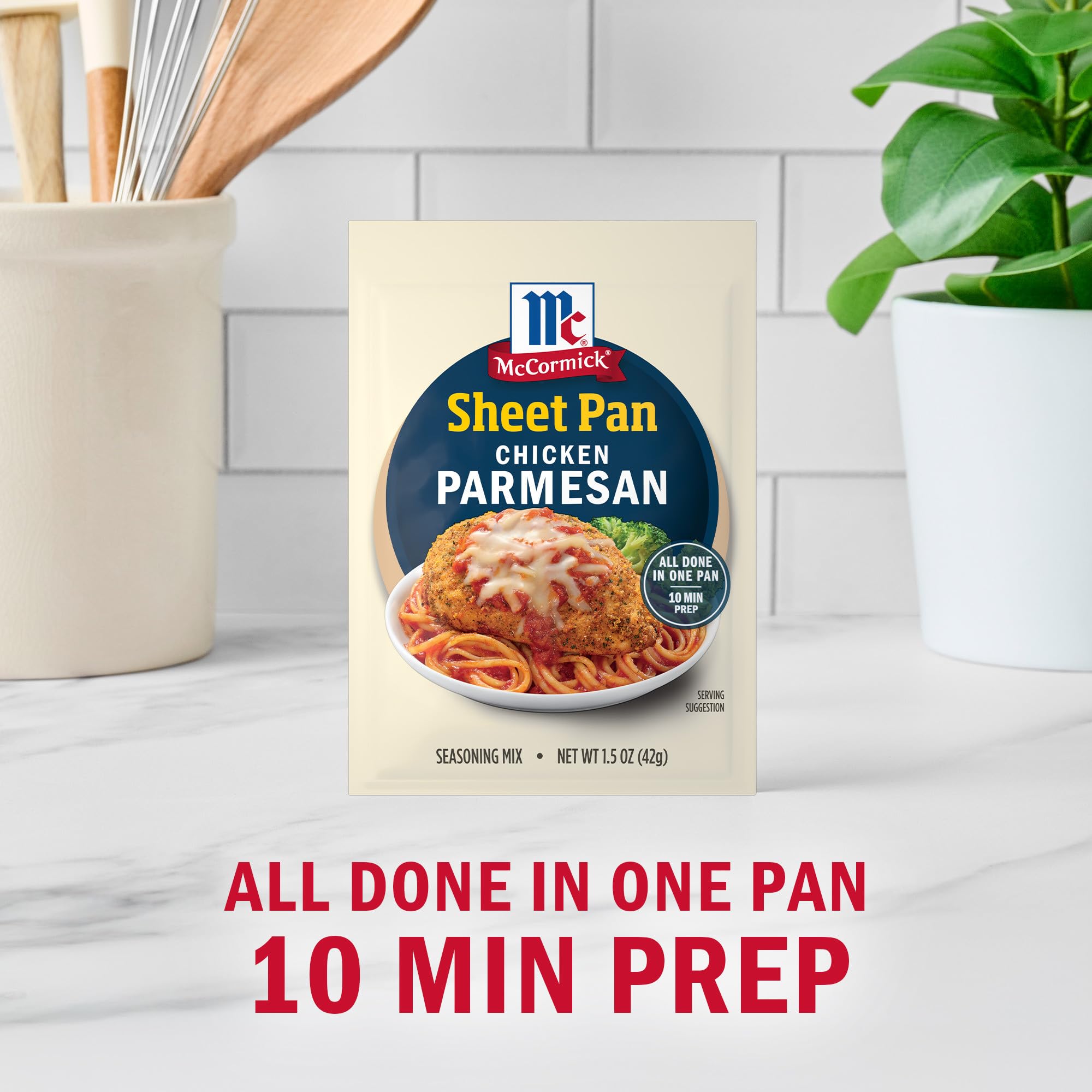 McCormick One Sheet Pan Chicken Parmesan Seasoning Mix 1 5 oz — view 4
