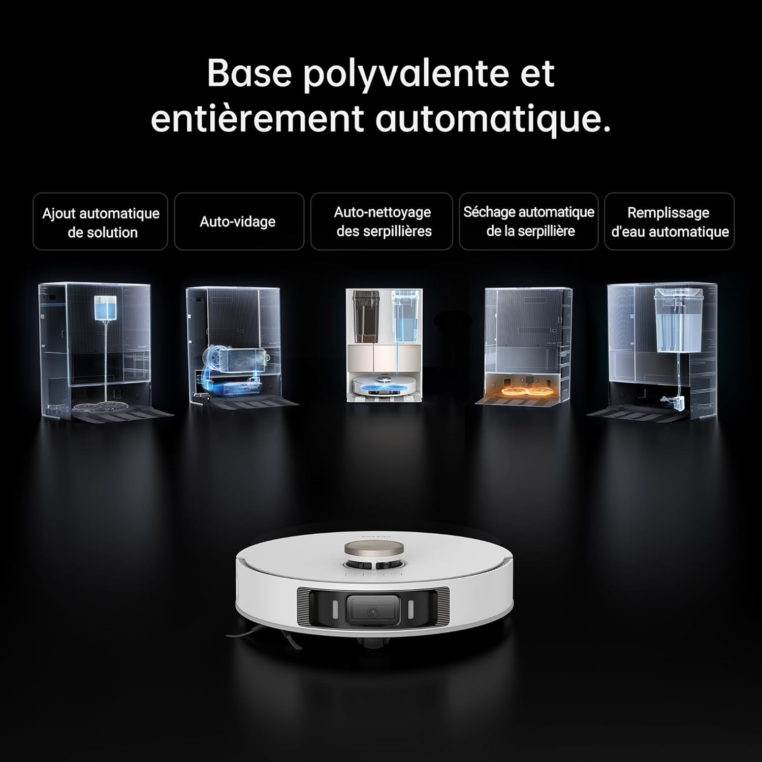 Dreame L20 Ultra Complete: Robot Aspirateur Laveur avec MopExtend pour un Nettoyage Autonome et Efficace - Image détaillée