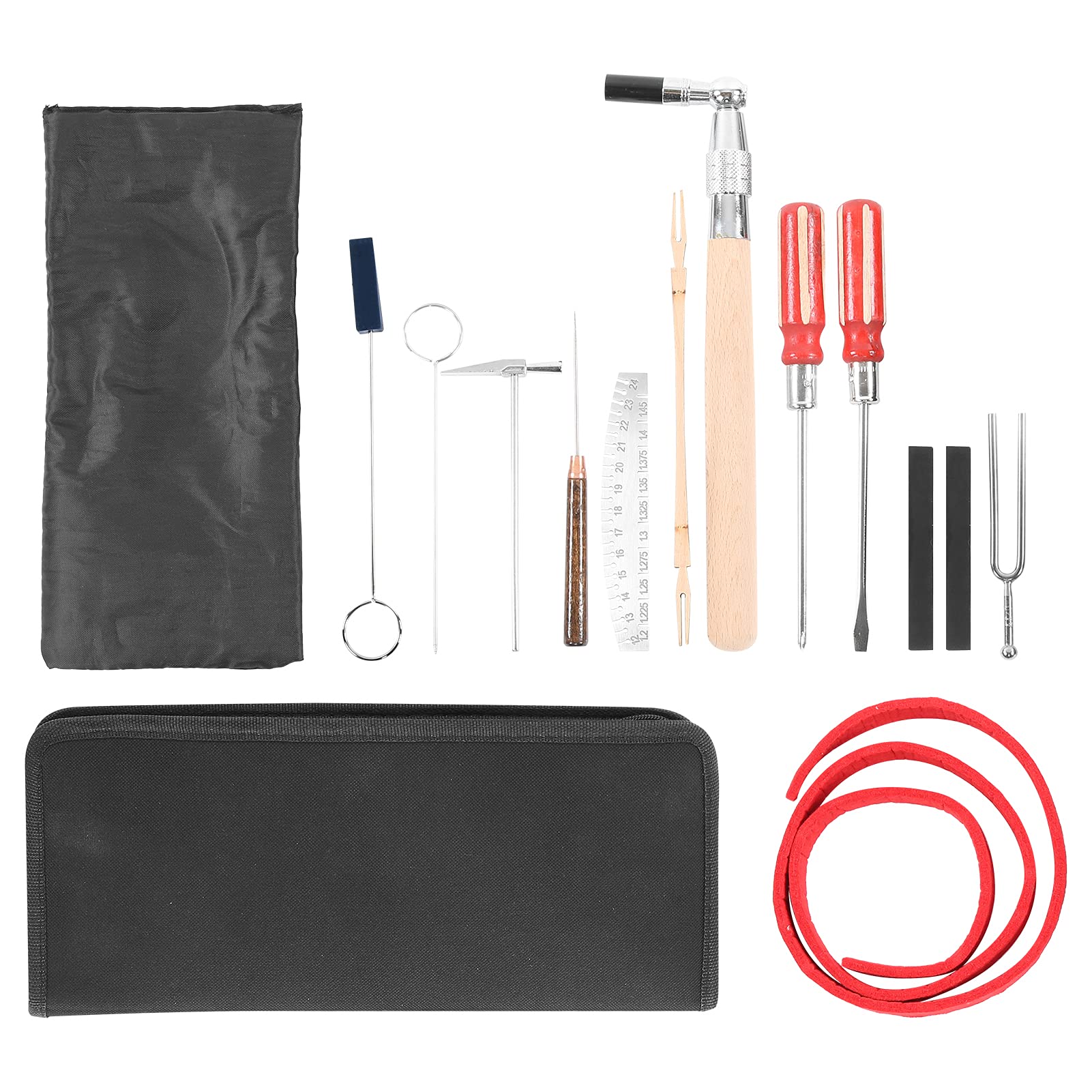Kit De Afinación De Piano, Llave Profesional, Martillo, Juego De Silenciadores De Goma, Accesorios De Reparación De Piano