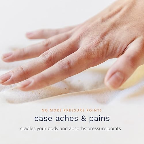 Miniatura 4 de ViscoSoft Cubrecolchón de espuma viscoelástica de enfriamiento activo de 4 pulgadas King  Protector de colchón extra largo negro con infusión de