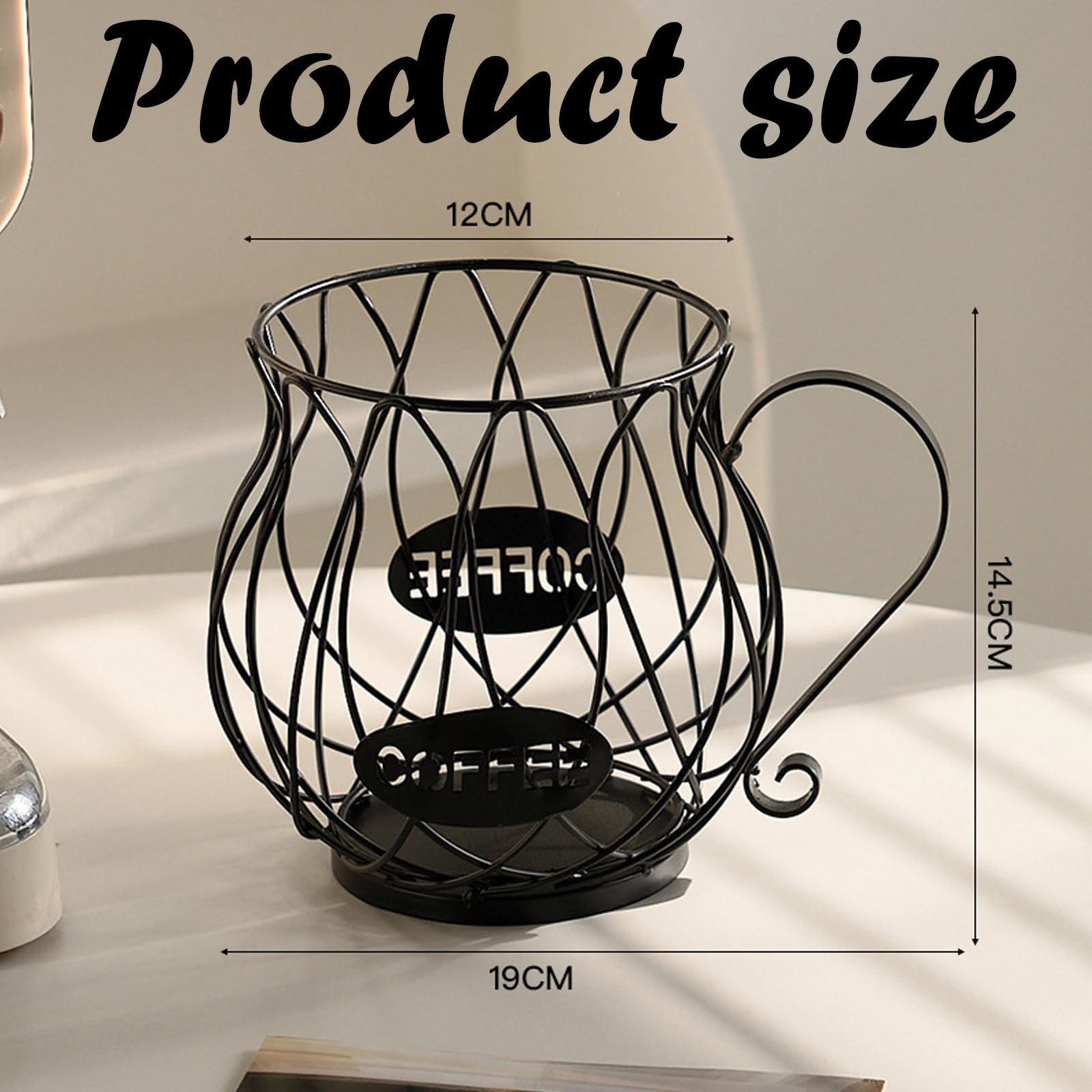 Cesta de Cápsulas de Café, Cesta de Almacenamiento de café, Soporte para Cápsulas de café Canasto de Expreso, Canasto de Almacenamiento de Vainas de Expreso, Utilizado para Almacenar El , Jalea