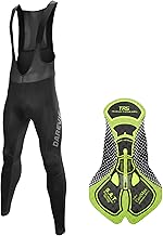 Darevie DVP068 Cycling Bib Pants, Men's, Bib Tights, Fleece-Lined, Autumn/Winter, Cold Protection, Cycling, Road Bike, Bicycle Wear