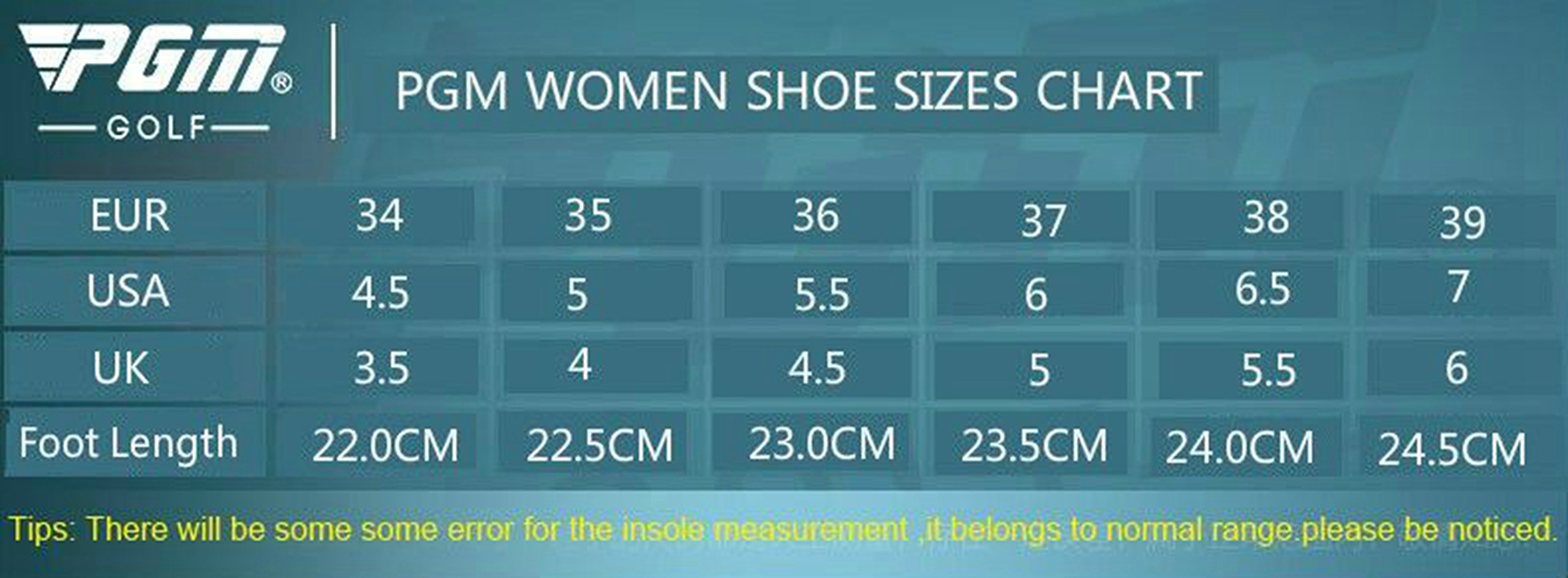 PGM Chaussures de Golf extérieur Respirant Chaussures de Golf des Femmes de Course Chaussures Sneakers pour Les Femmes
