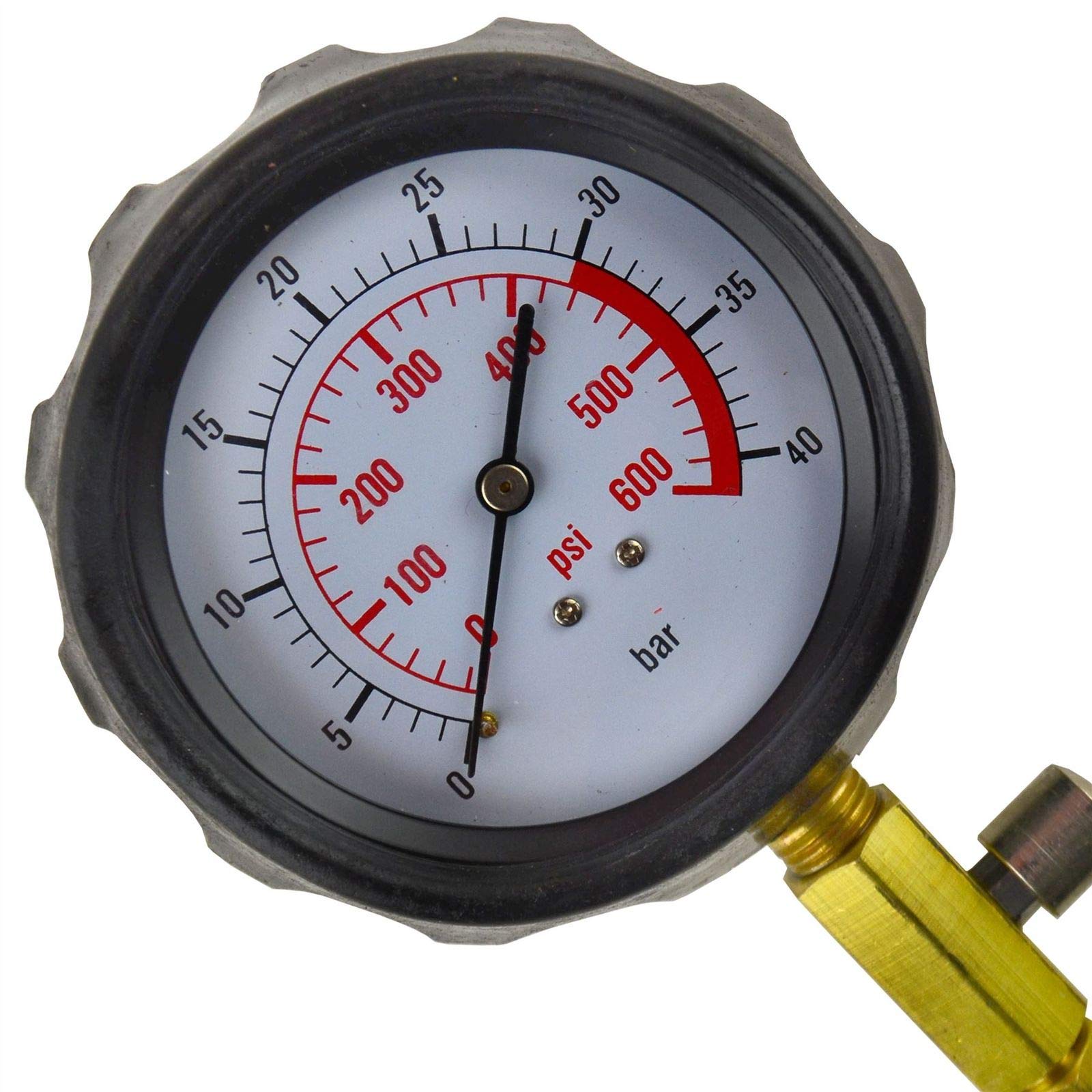 Compresimetro para motores diesel y gasolina universal 0-600 psi, 42 piezas