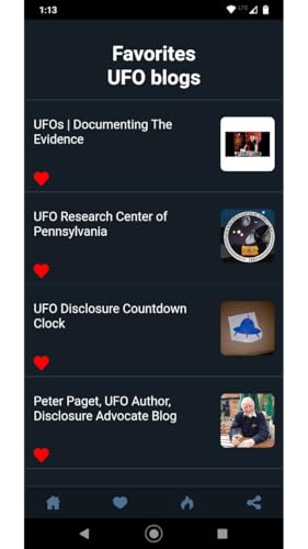 UFO blogs
