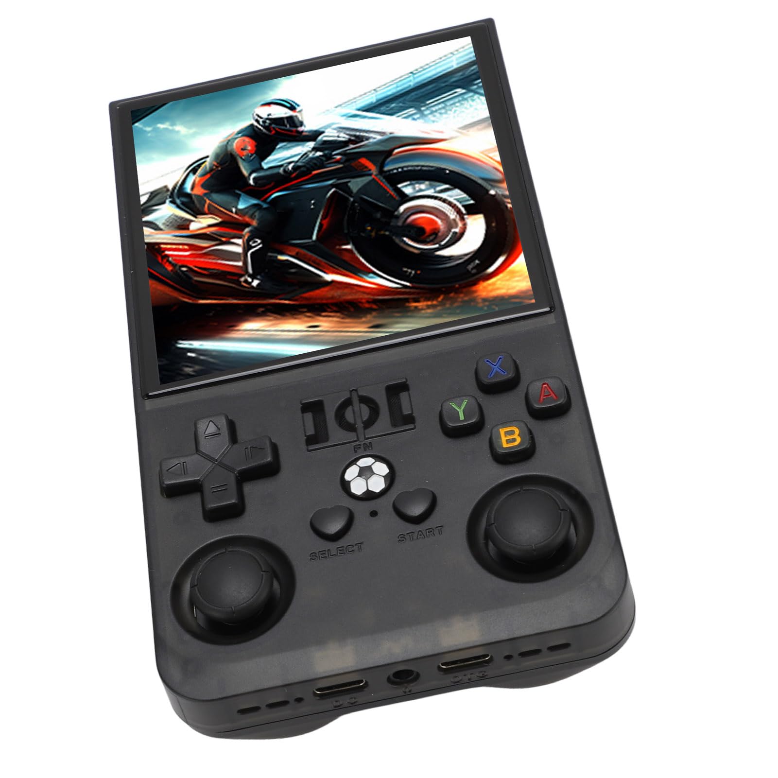 Console di gioco portatile retrò, console di gioco portatile con schermo IPS da 4 pollici 720x720, batteria ricaricabile da 4000 mAh, doppio joystick 3D con supporto per emulatori (ShChGB)