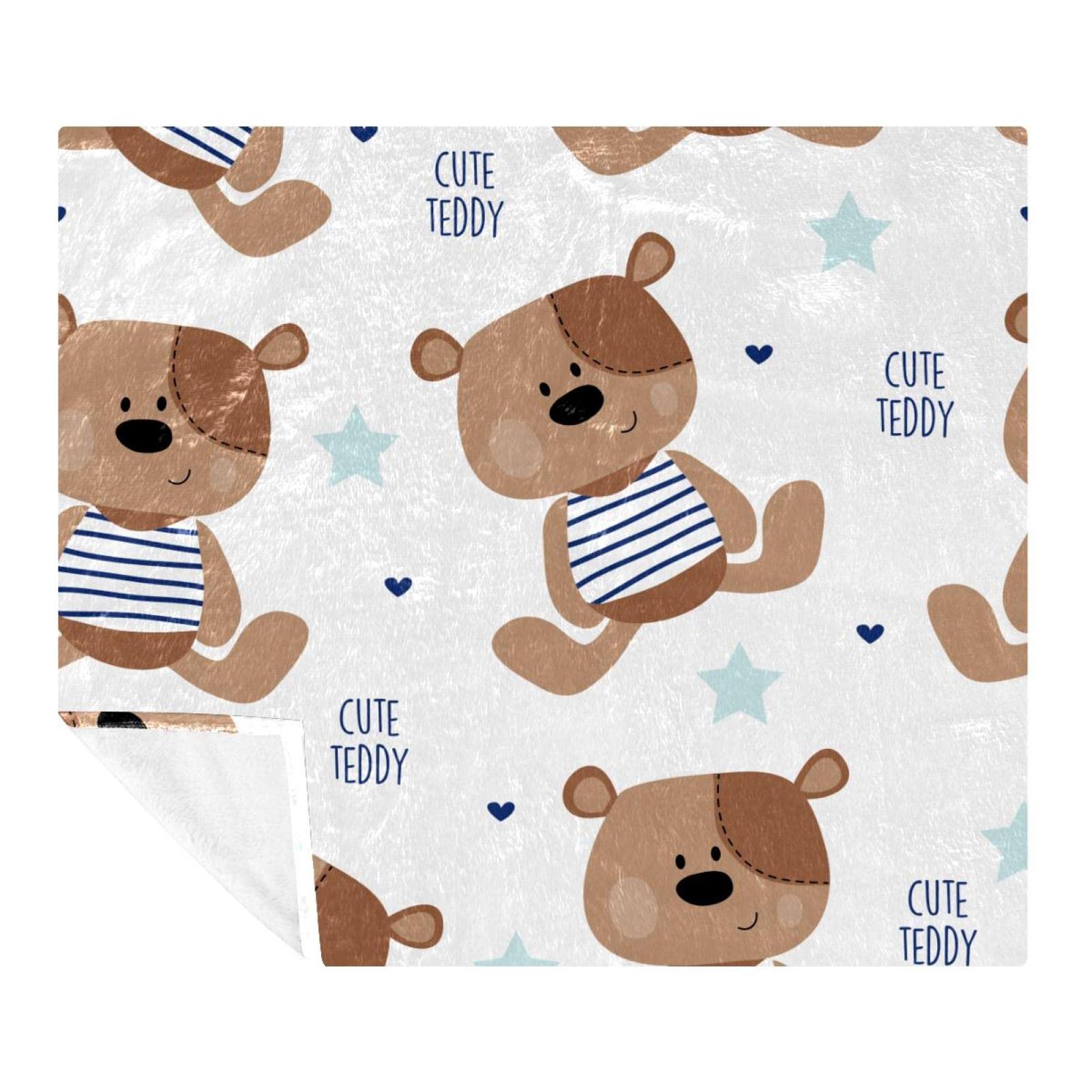 Couverture en peluche pour adultes microfibre douce 150x200 cm voyage