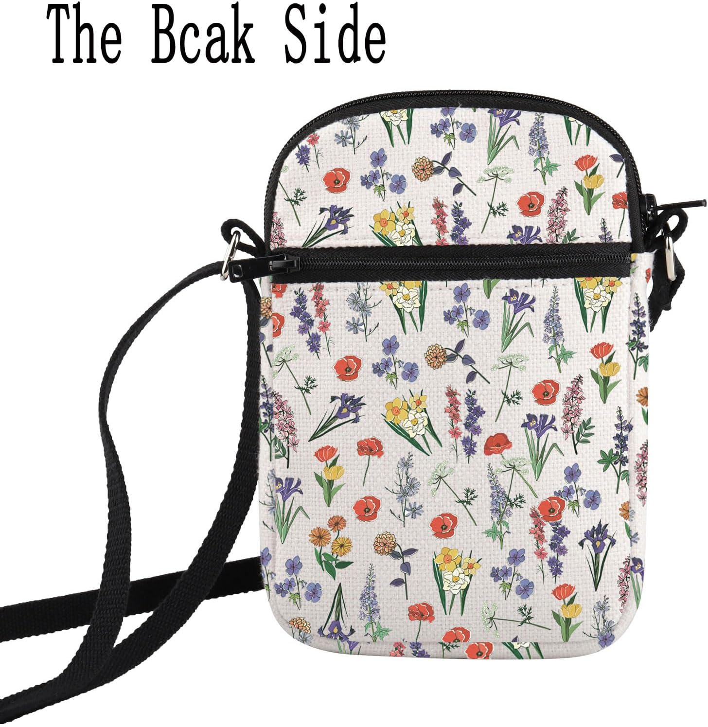 HOLLP Netherlands Gift Amsterdam Trip Souvenir Gift Amsterdam Flower Market Crossbody Bag Gift For Amsterdam Lovers - Image 5