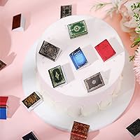 Vista 3 de 1: 12 miniaturas a escala de libros de casa de muñecas, mini libros en miniatura, accesorios para casa de muñecas, modelo atemporal